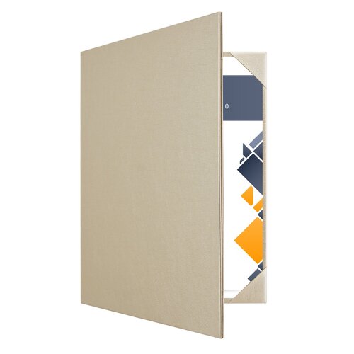 Presentatiemap / Showmap / Offertemap - 2x A4 - Champagne Goud