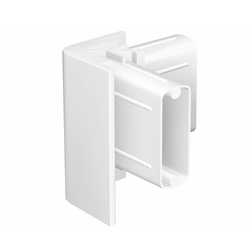Hoekverbinding voor Click Rail / Ophangrail - Wit