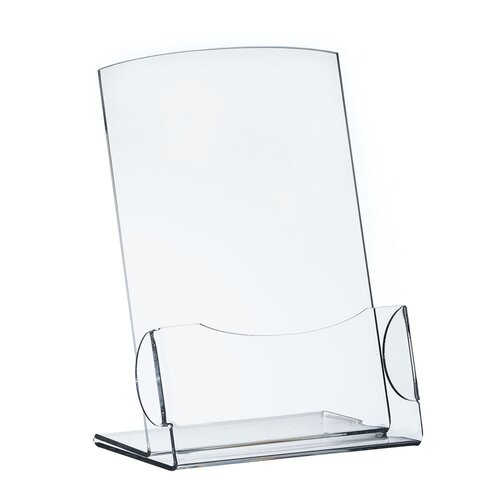 A4 Folderhouder / Brochurehouder / Acrylglas L-Standaard - Type: FSB-A4-PM