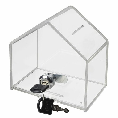 Donatiebox / Actiebox / Ideeënbus - Huisje Met Slot - DB-233