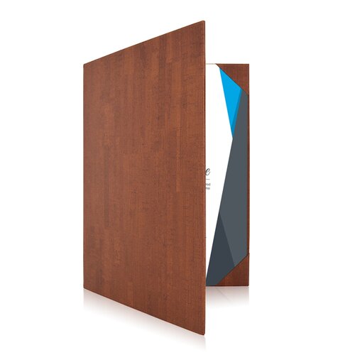 Rapportmap / Diplomamap / Certificaat Mappen - 2x A4 - Donker-Kurk