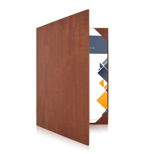 Presentatiemap / Showmap / Offertemap - 2x A4 - Donker-Kurk