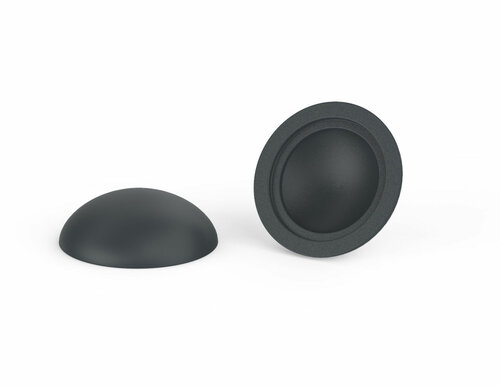 100 stuks - 14,5mm Premium Afdekkapjes voor schroeven - Antracietgrijs RAL 7016