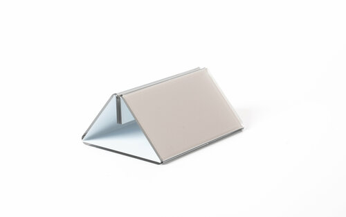 10,5cm - Zilveren Menukaarthouder / Acrylglas Houder / Standaard - Type: PGZ