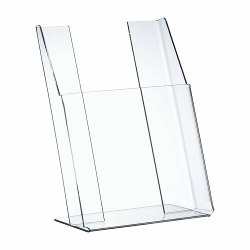 OP=OP - A7 Folderhouder / Brochurehouder / Acrylglas L-Standaard - Type: FHD-A7-PM