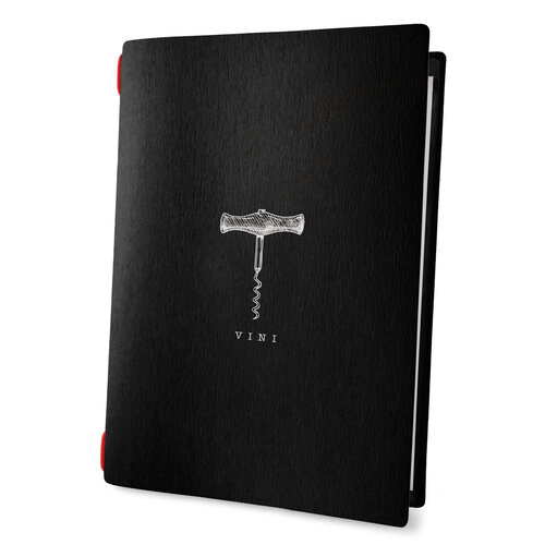 Menumap / Menukaart Mappen - Type: ECO-Black-Vini - A4