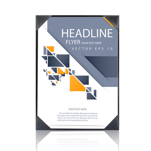 Presentatiemap / Showmap / Offertemap - 1x A5 - Zwart