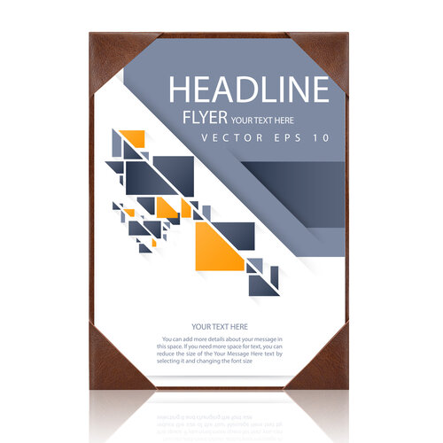 Documentenmap / Aktemap - 1x A5 - Donkerbruin