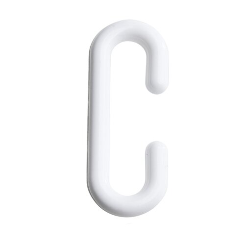 C-Haak - Kunststof - Wit - 3,8cm - type CH-1