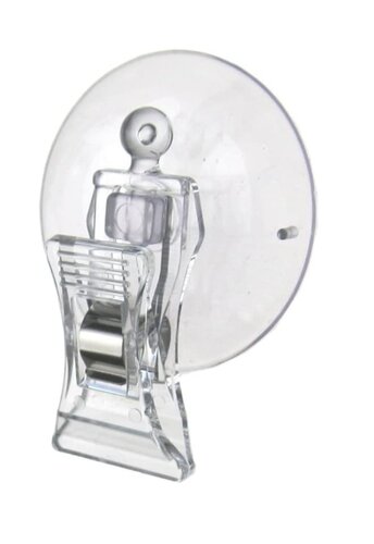 40mm Zuignap met Klem - Transparant - type: GZ-401