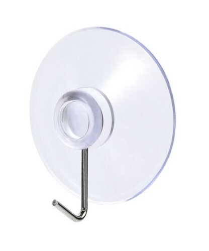 40mm Zuignap met haak - Transparant - type: GZ-402