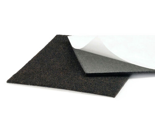 20 x 15 cm - Premium Zelfklevend Meubelvilt / Dik Plakvilt / Vilt - Donkerbruin - Dikte: 5mm