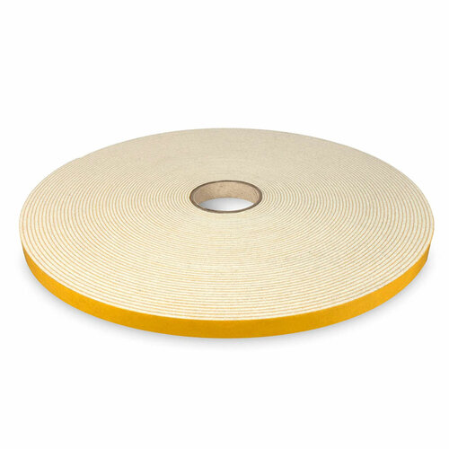 5 Meter - Zelfklevend Vilt / 10mm Plakvilt op Rol - Wit - Breedte: 10mm - Dikte: 1.5 mm