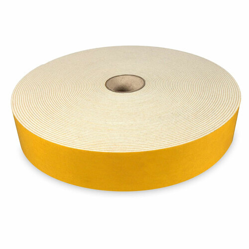 5 Meter - Zelfklevend Vilt / 40mm Plakvilt op Rol - Wit - Breedte: 40mm - Dikte: 1.5 mm