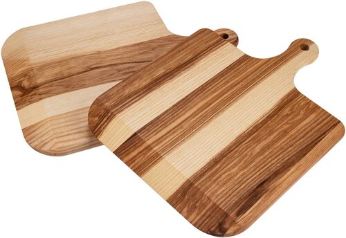 40cm x 30 cm - Houten Pizza Snijplank met Handvat / Pizzaschep - type HPPE-Essen