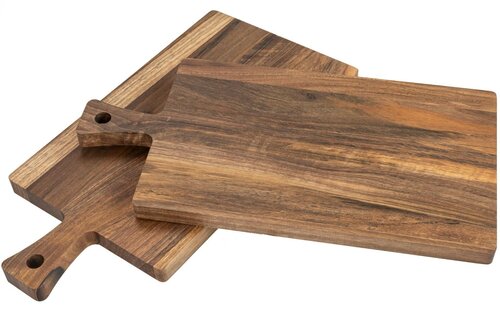 40cm x 20cm - Houten Snijplank Met Handvat / Serveerplank - type HSH-Walnoot40