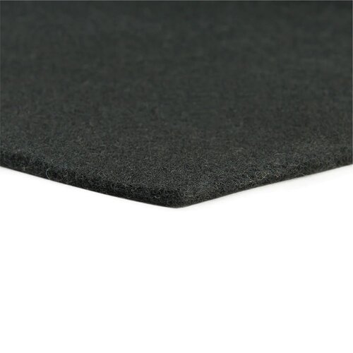 Brandwerend en Hittebestendig Vilt - Zwart - 20cm x 20cm - Dikte: 5 mm