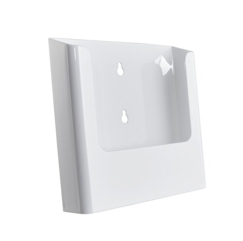 A5 Witte Wandfolderhouder / Brochurehouder / Houder Met Boorgaten - Type A5-Wit