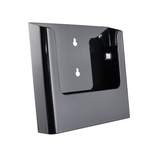 A5 Zwarte Wandfolderhouder / Brochurehouder / Houder Met Boorgaten - Type A5-Zwart