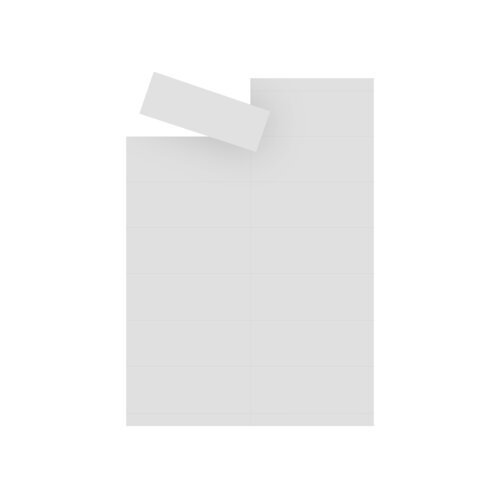 Schapetiketten op A4 vel - 105 x 39mm