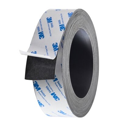 40mm - Zelfklevende Magnetische Tape / Premium Magneetband - 1mm dik - Rol van 5 Meter