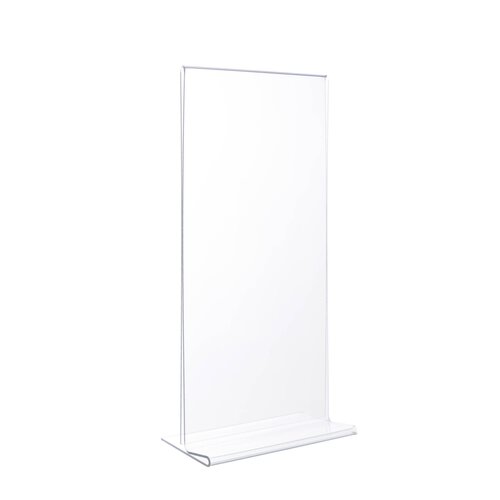 1/3 A4 (DL) Folderhouder / Menukaarthouder / Tafelhouder / T-Standaard - type T-DL