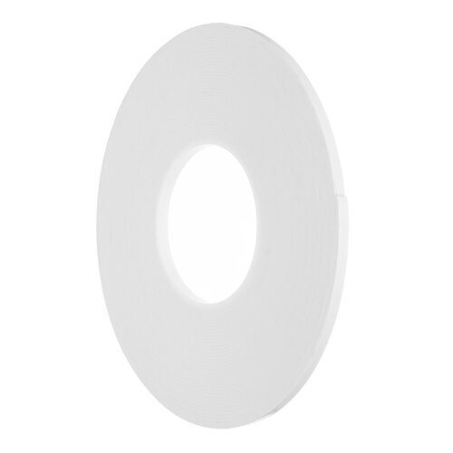 9mm - Dubbelzijdig PE-Schuim Foamtape - Wit - 50 Meter 