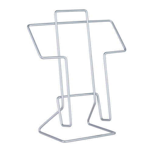 Brochurehouder / Folderhouder - Staaldraad Tafelstandaard - 1 x A4 - Type: Steel-718