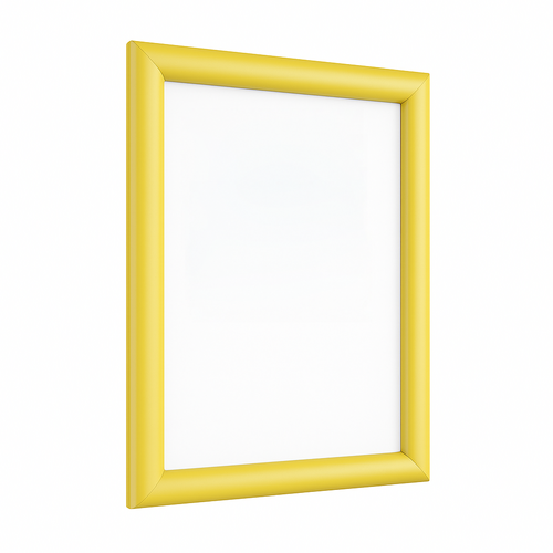 A4 - Aluminium Kliklijst - 25 mm - Geel (Snap Frame / Posterlijst)