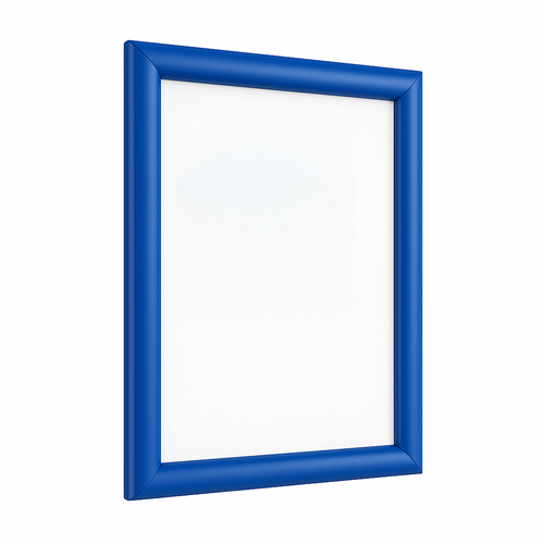 A4 - Aluminium Kliklijst - 25 mm - Blauw (Snap Frame / Posterlijst)