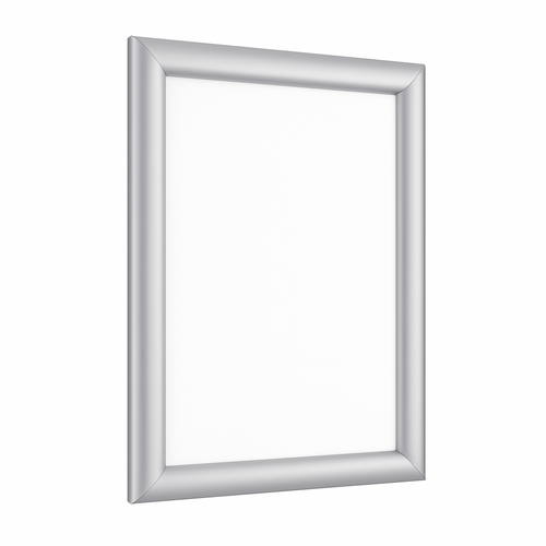 A4 - Aluminium Kliklijst - 25 mm - Zilver (Snap Frame / Posterlijst)