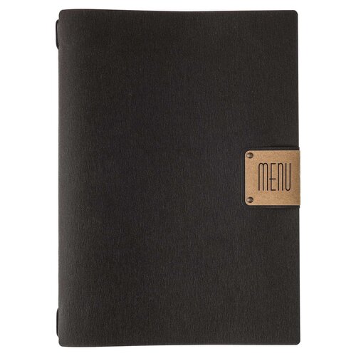 Menumap / Menukaart Mappen - Type: ECOMENU - Zwart - A4