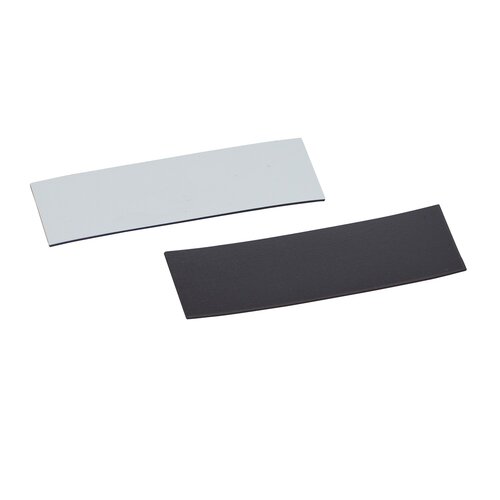 20x60mm Magnetische Labels / Magnetische Etiketten - Wit - 50 stuks