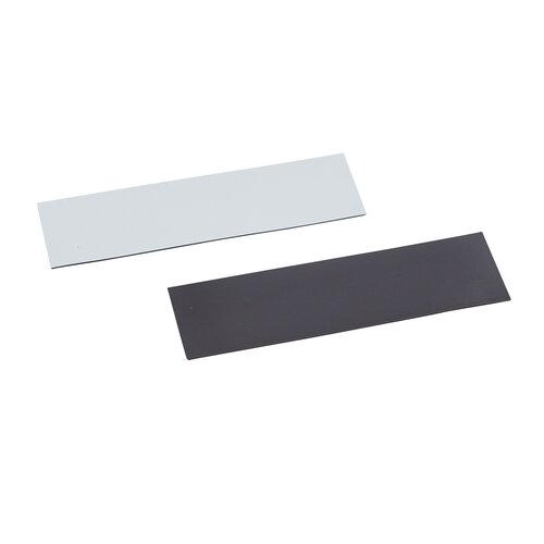 30x100mm Magnetische Labels / Magnetische Etiketten - Wit - 50 stuks