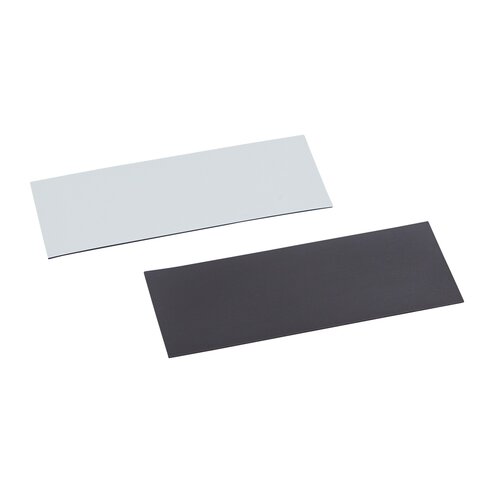 40x100mm Magnetische Labels / Magnetische Etiketten - Wit - 50 stuks