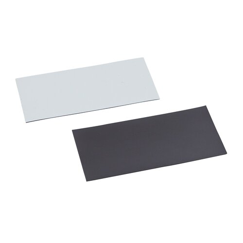 50x100mm Magnetische Labels / Magnetische Etiketten - Wit - 50 stuks