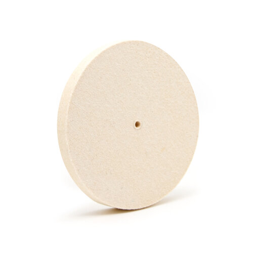 ø 100mm Polijstschijf - Dikte: 15mm - 95% Premium Wolvilt 