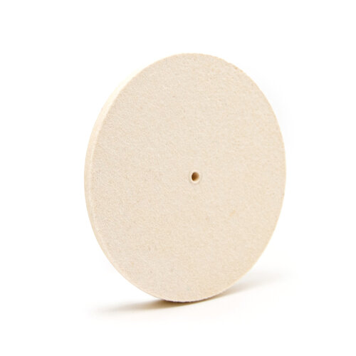 ø 125mm Polijstschijf - Dikte: 5mm - 95% Premium Wolvilt 