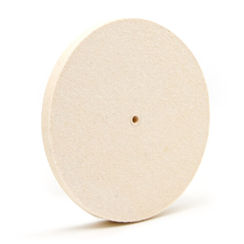 ø 200mm Polijstschijf - Dikte: 10mm - 95% Premium Wolvilt 