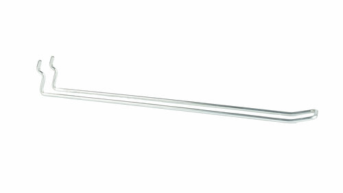 30cm - Dubbele Gaatjeswand / Perfowandhaak / Boardhaak / Displayhaak - Metaal - type: PHO-30D