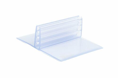 7,5cm - Transparante PVC Houder / Standaard / Gripper Voet - Type: V4