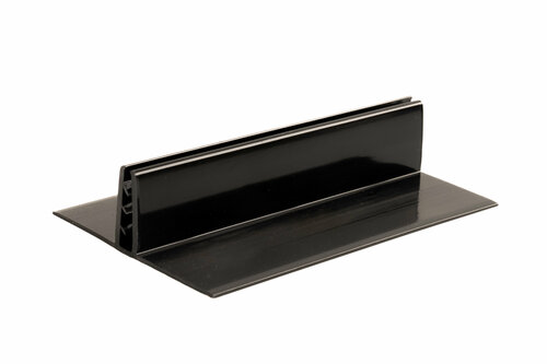 15cm - Zwarte PVC Houder / Standaard / Gripper Voet - Type: V4