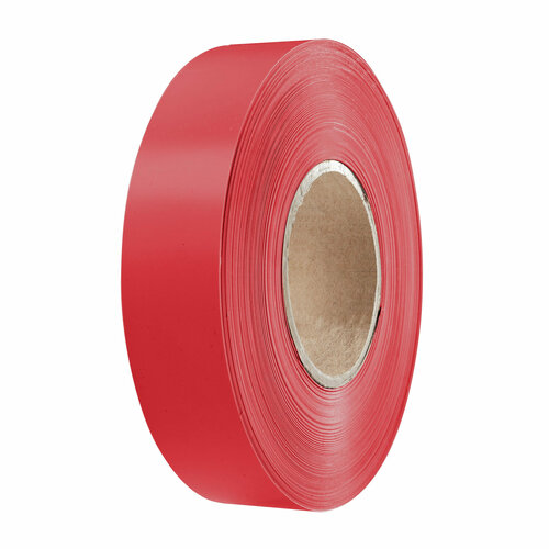 Inlegstroken voor Prijsrails (39mm)  - Rood - Rol van 100 meter