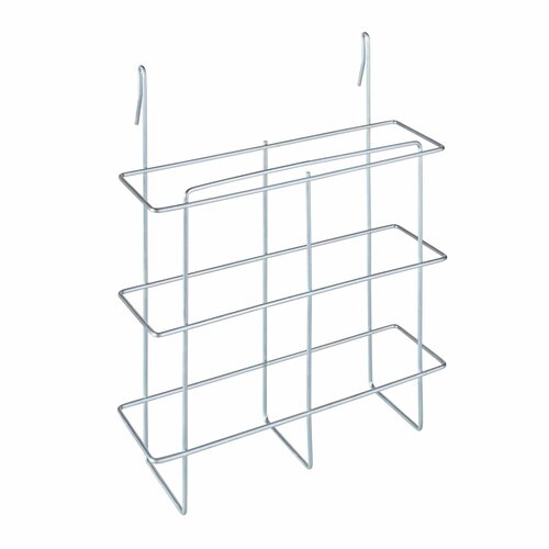 Staaldraad Brochurehouder voor Gaaspaneel / Folderhouder voor Gaaswand  - 1 x A4 - Type: Steel-1061