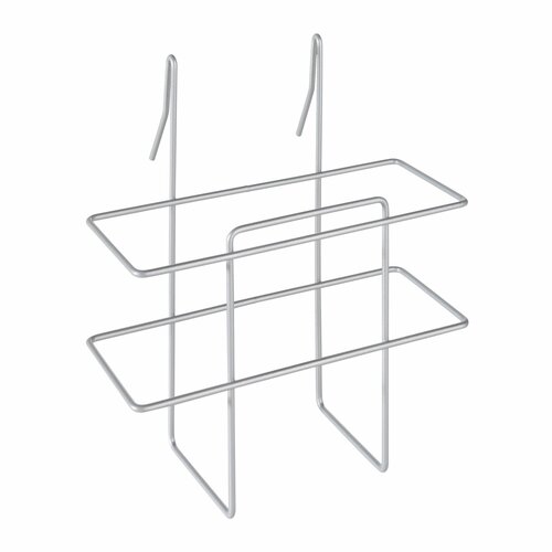 Staaldraad Brochurehouder voor Gaaspaneel / Folderhouder voor Gaaswand  - 1 x A5 - Type: Steel-1062