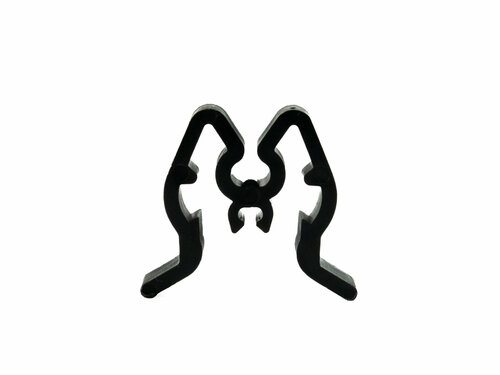 100 stuks - Zwarte Artikelstopper / Productstopper voor Displayhaken / Voorraadstopper / Stocklimiter - type: ALW-01