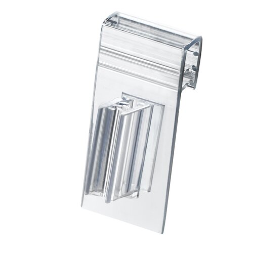 100 stuks - Supergrip / Kaartgripper / Schapstopper - voor Prijsrails / Scanrails / Scannerprofiel - 19mm - Type: SCS-02