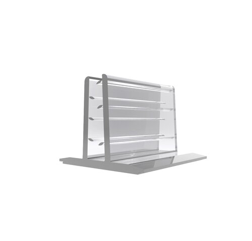 100 stuks - Zelfklevende PVC Houder (Transparant) / Standaard / Kaartgripper / Kaarthouder - 4 cm - Type: HTG-40
