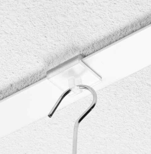 Houder voor systeemplafond / Transparante Plafondclip - type PH-12
