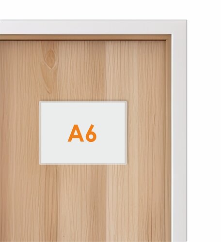 100 stuks - A6 Zelfklevende Insteekhoes / Transparant Flexibel Hoesje met opening aan de lange zijde 